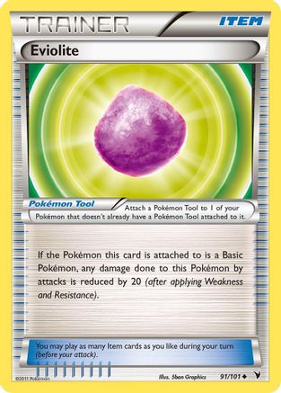 Eviolite  - Reverse Holofoil Noble Victories - Uncommon