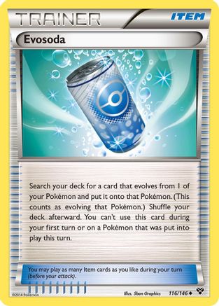 Evosoda 116  XY Base Set - Uncommon