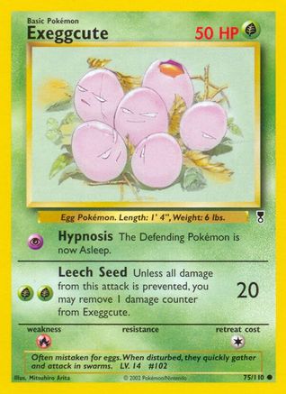 Exeggcute  - Reverse Holofoil Legendary Collection - Common