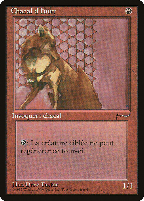 Hurr Jackal (French) - "Chacal d'Hurr" (REN-) - Renaissance