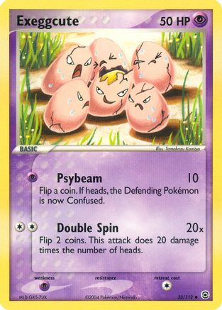 Exeggcute  FireRed & LeafGreen - Uncommon