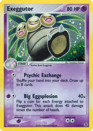 Exeggutor  - Holofoil FireRed & LeafGreen - Holo Rare