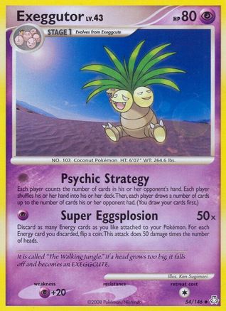 Exeggutor  - Reverse Holofoil Legends Awakened - Uncommon