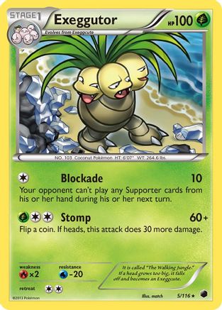 Exeggutor  Plasma Freeze - Rare