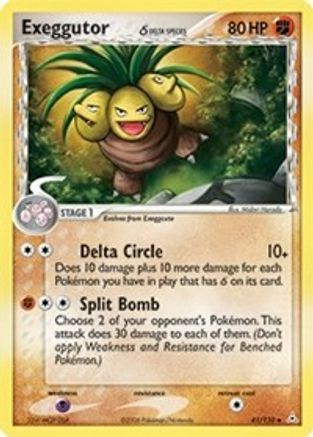 Exeggutor (Delta Species)  Holon Phantoms - Uncommon