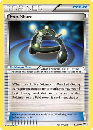 Exp. Share 087  - Reverse Holofoil Next Destinies - Uncommon