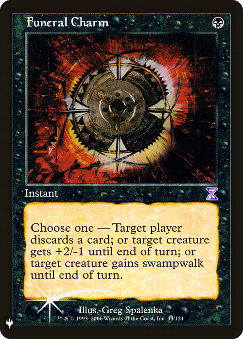 Funeral Charm (LIST-TSB-44) - The List Foil