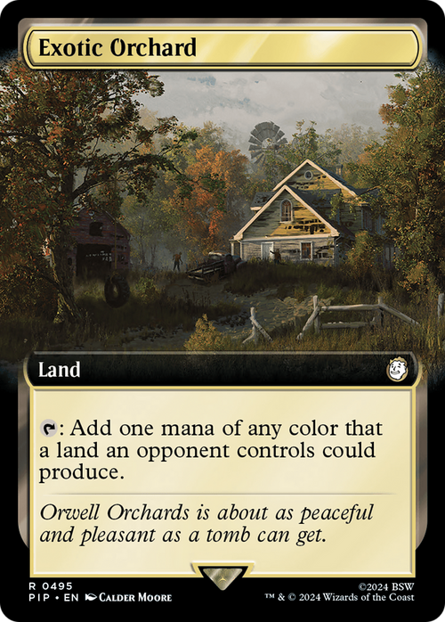 Exotic Orchard (Extended Art) (PIP-495) - Fallout: (Extended Art) Foil