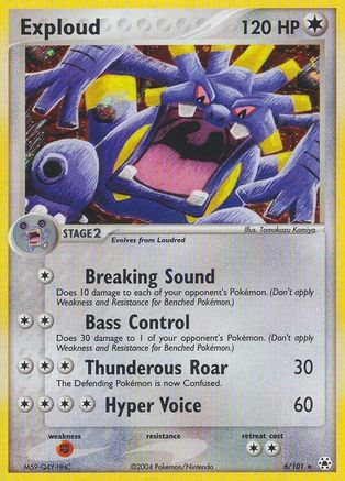 Exploud  - Reverse Holofoil Hidden Legends - Holo Rare