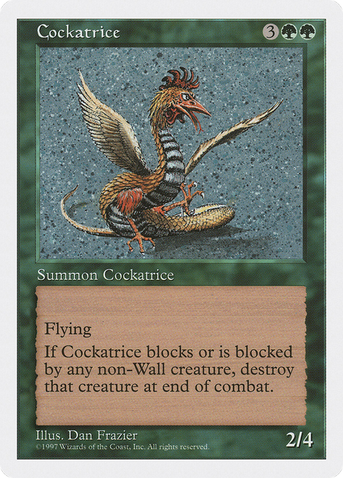 Cockatrice (5ED-284) - Fifth Edition