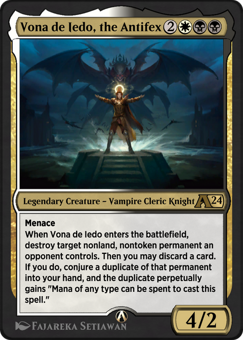 Vona de Iedo, the Antifex (YOTJ-028) - Alchemy: Outlaws of Thunder Junction