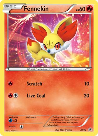 Fennekin  - Holofoil XY Promos - Promo