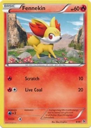 Fennekin  - Holofoil Kalos Starter Set - Common