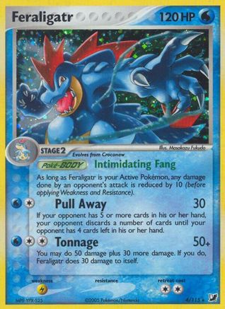 Feraligatr  - Reverse Holofoil Unseen Forces - Holo Rare