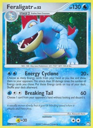 Feraligatr/123  - Reverse Holofoil Mysterious Treasures - Holo Rare