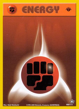Fighting Energy 106  - 1st Edition Neo Genesis - Common