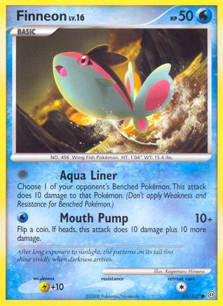 Finneon  - Reverse Holofoil Stormfront - Common