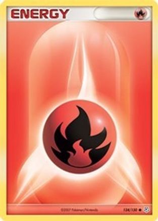 Fire Energy 124  Diamond and Pearl - Common