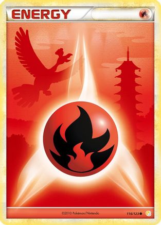 Fire Energy 116  HeartGold SoulSilver - Common