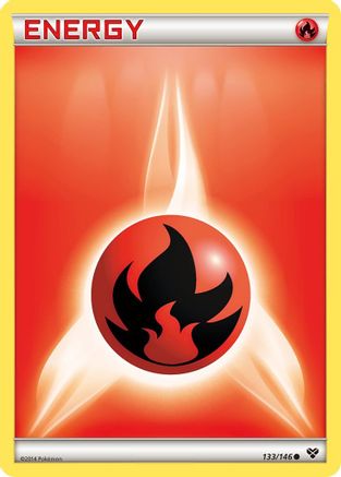 Fire Energy  XY Base Set - Common