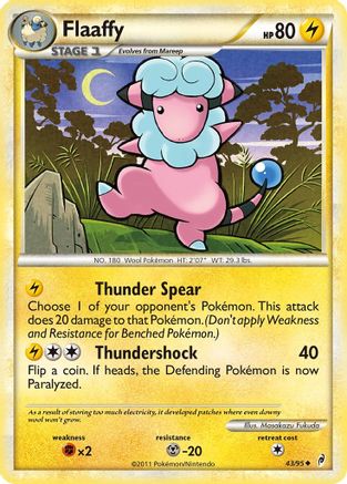Flaaffy 043  - Reverse Holofoil Call of Legends - Uncommon