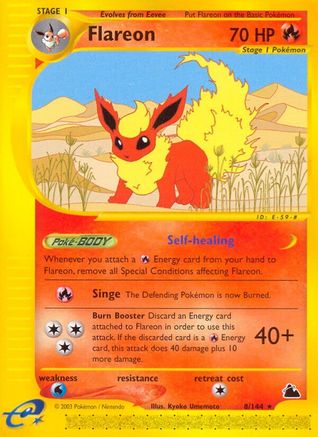 Flareon (8)  Skyridge - Rare
