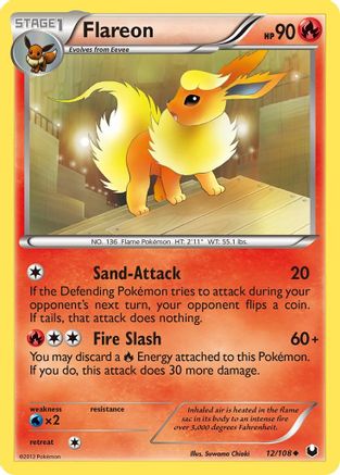 Flareon  Dark Explorers - Uncommon