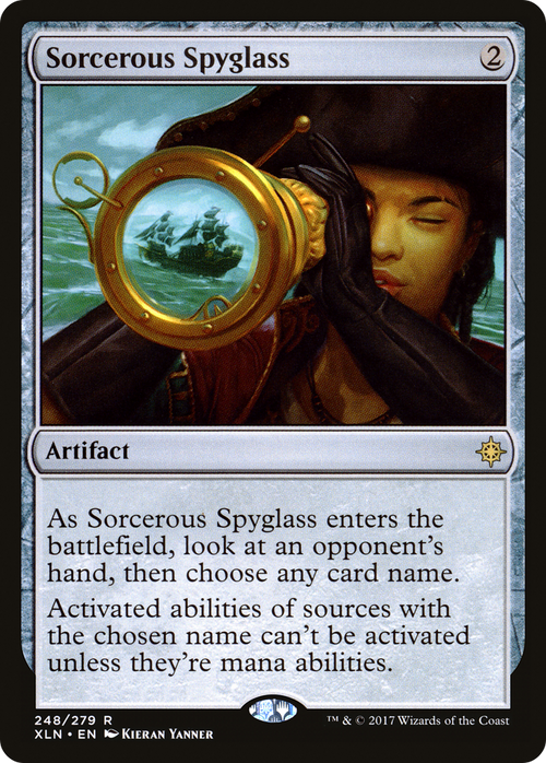 Sorcerous Spyglass (XLN-248) - Ixalan Foil