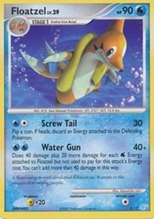 Floatzel  DP Trainer Kit Manaphy & Lucario - Common