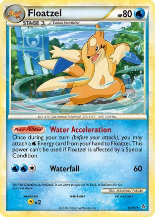 Floatzel  Unleashed - Rare