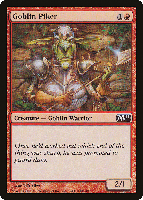 Goblin Piker (M11-142) - Magic 2011 Foil