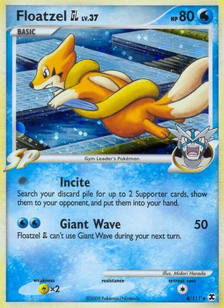 Floatzel GL  - Holofoil Rising Rivals - Holo Rare
