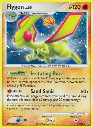 Flygon/132  - Holofoil Secret Wonders - Holo Rare