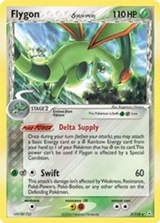 Flygon (Delta Species)/110  - Holofoil Holon Phantoms - Holo Rare