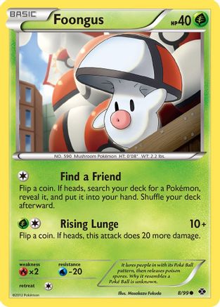 Foongus  - Reverse Holofoil Next Destinies - Common