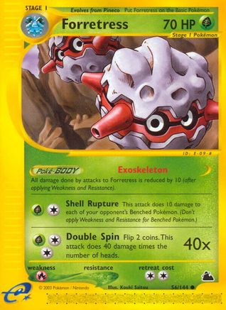 Forretress (56)  - Reverse Holofoil Skyridge - Common