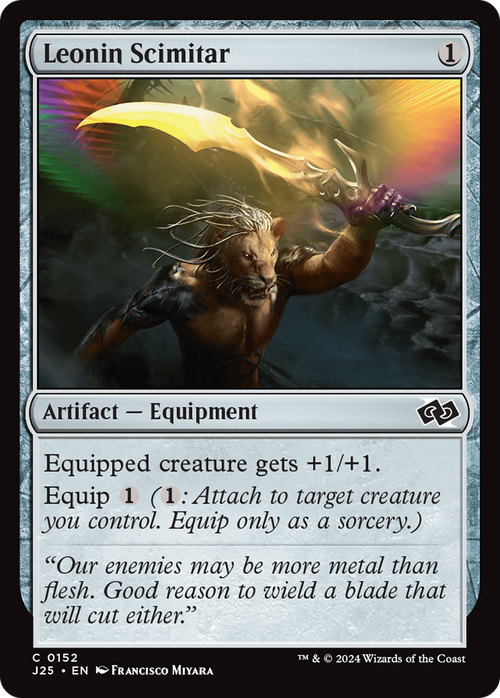 Leonin Scimitar (J25-152) - Foundations Jumpstart