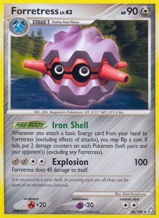 Forretress  - Reverse Holofoil Legends Awakened - Rare