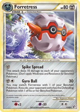 Forretress (13)  Undaunted - Rare