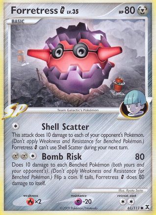 Forretress G  Rising Rivals - Common