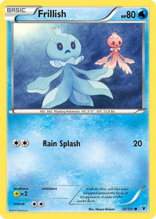 Frillish  - Reverse Holofoil Noble Victories - Common
