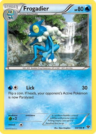 Frogadier  XY Base Set - Uncommon
