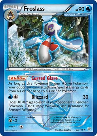 Froslass (Team Plasma) 023  Plasma Blast - Rare