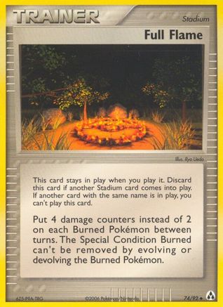 Full Flame  - Reverse Holofoil Legend Maker - Uncommon