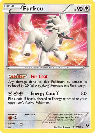 Furfrou  - Holofoil XY Base Set - Holo Rare