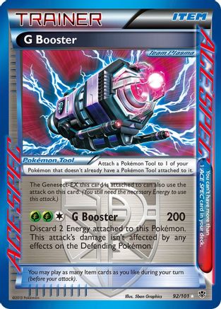 G Booster (Team Plasma)  - Holofoil Plasma Blast - Rare Ace