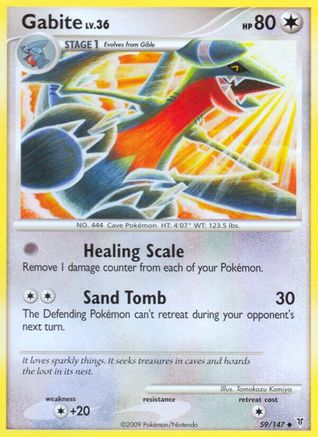 Gabite  - Reverse Holofoil Supreme Victors - Uncommon