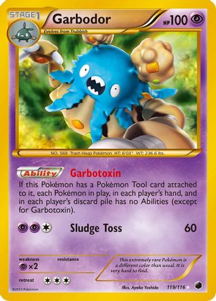 Garbodor (119 Secret Rare)  - Holofoil Plasma Freeze - Secret Rare