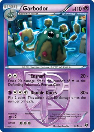 Garbodor (Team Plasma) (67)  Plasma Storm - Rare