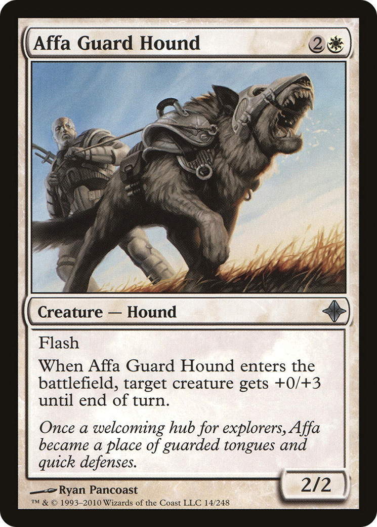 Affa Guard Hound (ROE-014) - Rise of the Eldrazi Foil